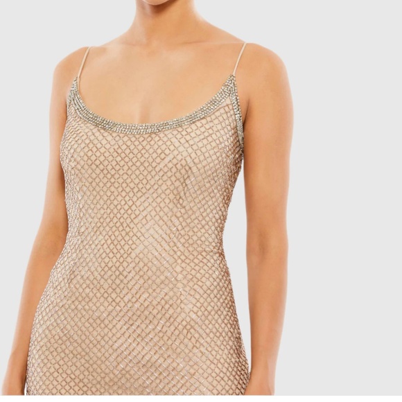 Mac Duggal Beaded Maxi Evening Gown - Picture 2 of 11